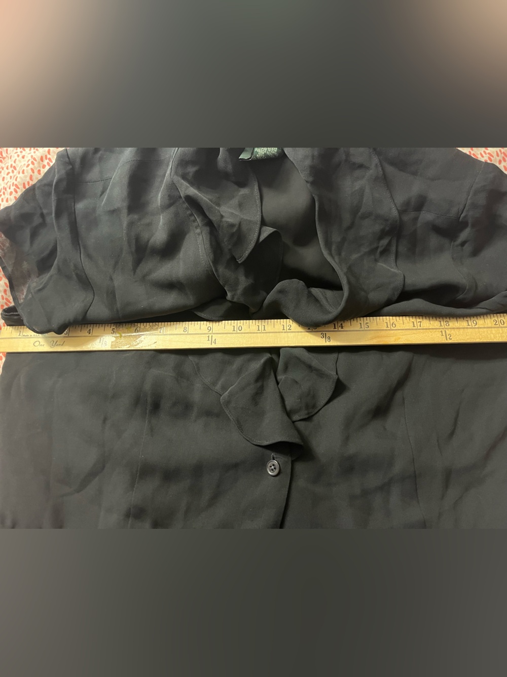Lauren Ralph Lauren Black Top with Green Label - Picture 11 of 11